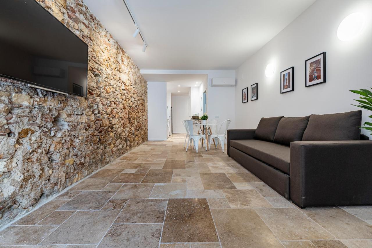 Stone Wall Apartment En Barri Port Maritim Tarragone Extérieur photo